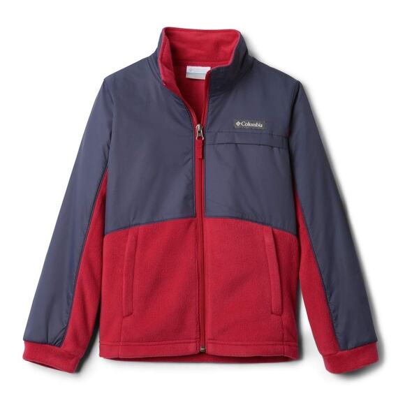 Columbia Girl's Benton Springs Overlay Fleece Jacket L 14/16 - Picture 1 of 10